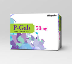 P-Gab Capsules – | Pharma Services Group - 50MG