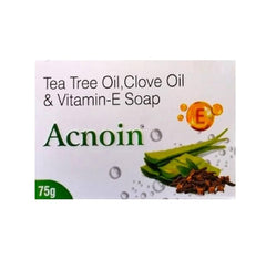 Acnoin Soap | Tea Tree Oil, Clove Oil & Vitamin-E Acne-Clearing Cleansing Bar
