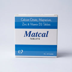 Matcal Calcium Citrate Magnesium Zinc & Vitamin D3 Tablets | Pharma Services Group