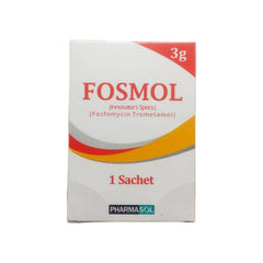 Fosmol Sachet 3g - Single-Dose Oral Antibiotic for Urinary Tract Infections