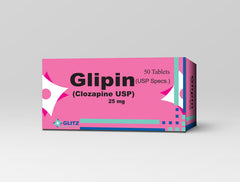 GLIPIN Tab 25mg contains Clozapine USP 25mg