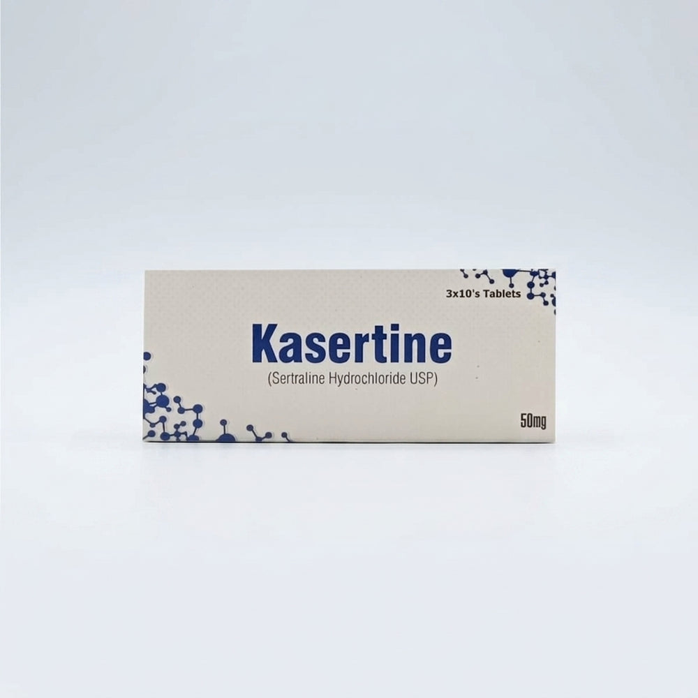 KASERTINE 50mg Tablet | Sertraline 50mg SSRI Antidepressant for Depression & Anxiety Disorders | Pharma Services Group