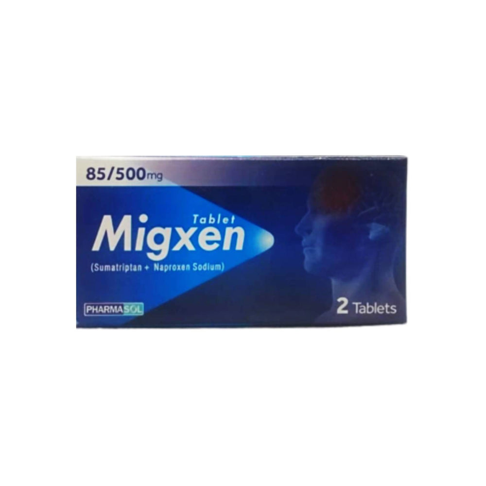 Migxen 85/500mg Tablets - Targeted Combination Acute Migraine Relief