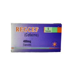 REGCEF 400mg Capsule – Cefixime Antibiotic for Bacterial Infections | Pharma Services Group
