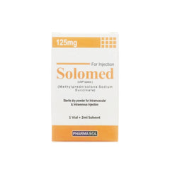 Solomed Injection - High-Potency Parenteral Corticosteroid Therapy - 125MG