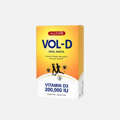 VOL-D 20mL Oral Shots 200,000 IU | Vitamin D3 Supplement | Pharma Services Group