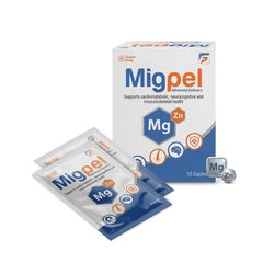 Migpel Sachets | Advanced Magnesium & Zinc Daily Energy & Wellness Supplement