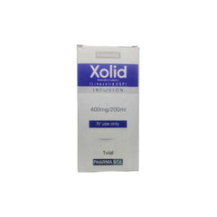 Xolid Infusion (200mg & 400mg & 600mg) - Intravenous Oxazolidinone Antibacterial Solution - 400 MG