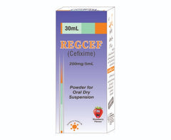 REGCEF 200mg/5ml Suspension – Cefixime Antibiotic, Bacterial Infection Treatment | Pharma Services Group