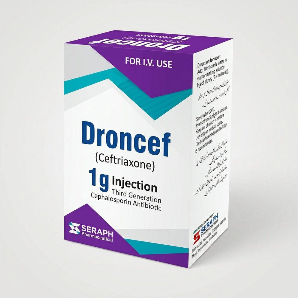 DRONCEF 500mg & 1g Injection (Ceftriaxone) | Pharma Services Group - Pharma Services Distribution