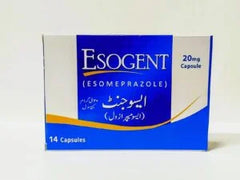 Esogent 20mg & 40mg Capsules 14s | Advanced Proton Pump Inhibitor for Acid Suppression & GERD Care