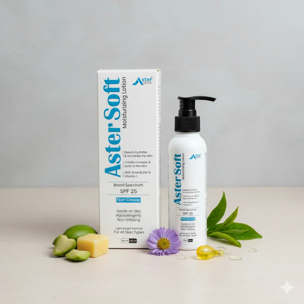 AsterSoft Moisturizing Lotion SPF 25 100ml | Daily Hydration & Sun Protection | Pharma Services Group