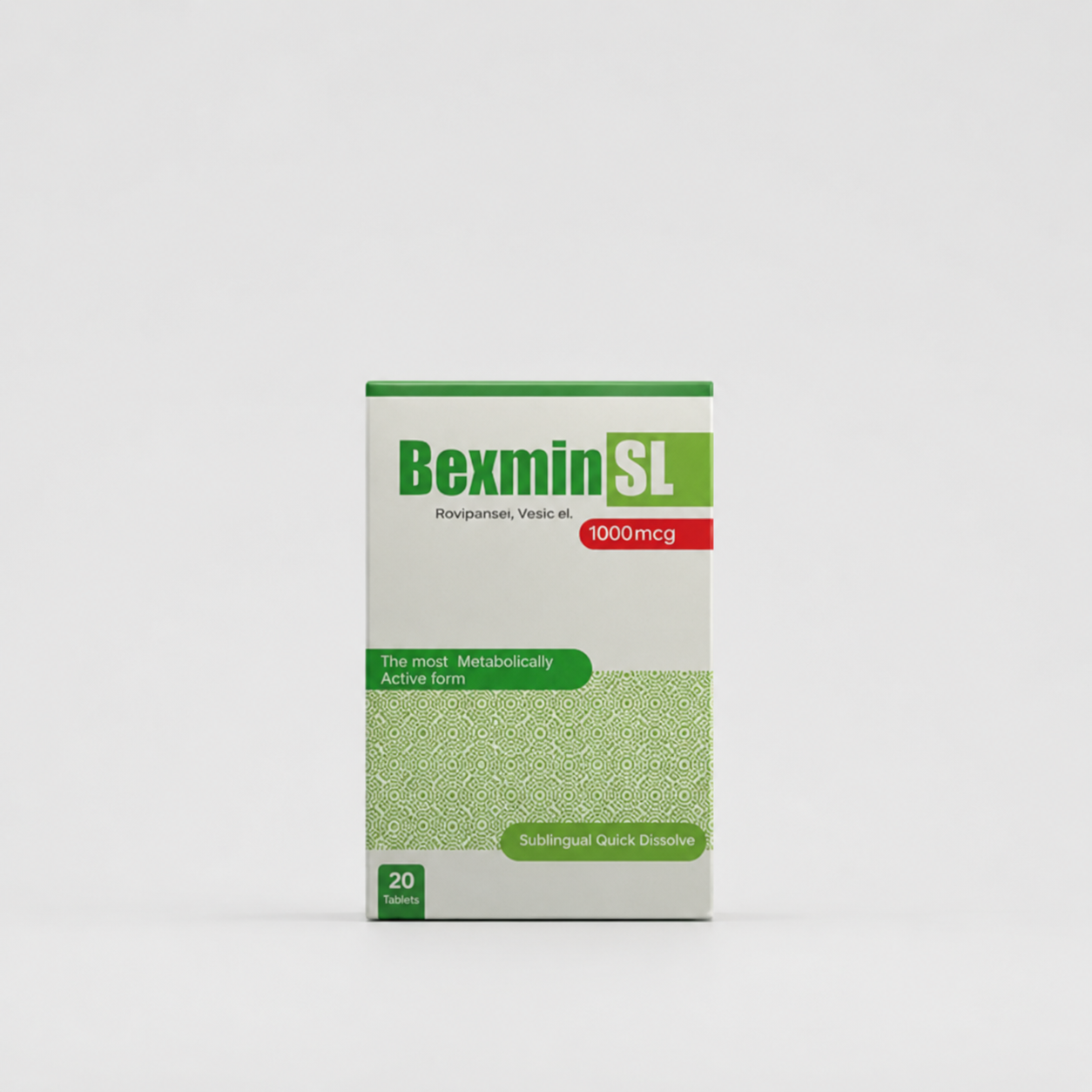 BEXMIN SL 1000MCG Tablet – Mecobalamin Vitamin B12 Supplement for Nerve & Energy Support | Pharma Services Group