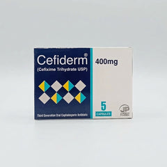 CEFIDERM 400mg Capsule | Cefixime Antibiotic for Bacterial Infections | Pharma Services Group