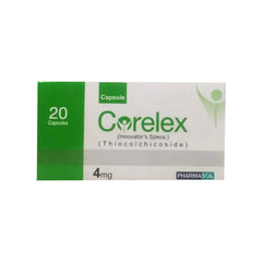 Corelex Capsules 4mg - Bladder Control & Antimuscarinic Spasmolytic Relief