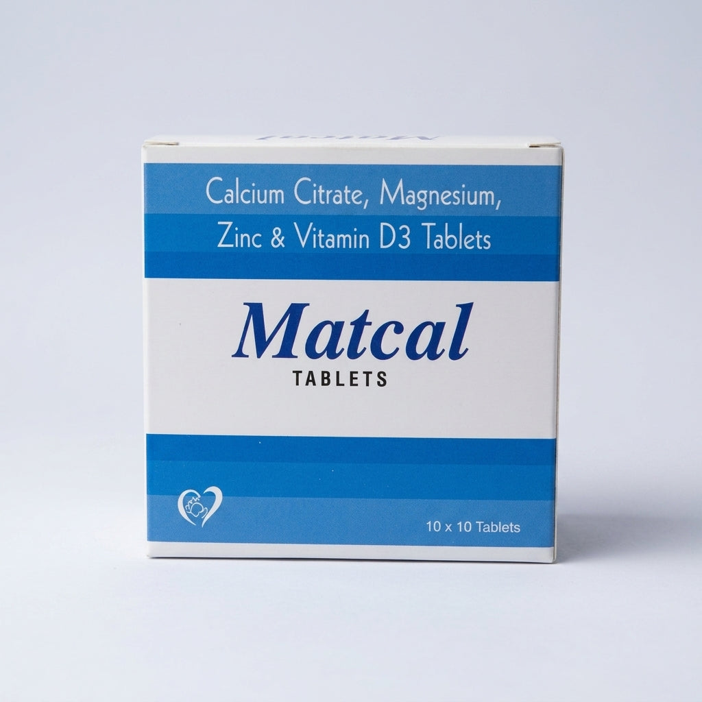 Matcal Calcium Citrate Magnesium Zinc & Vitamin D3 Tablets | Pharma Services Group