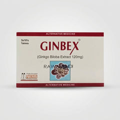 GINBEX 120mg Tablet – Ginkgo Biloba Extract Supplement | Pharma Services Group