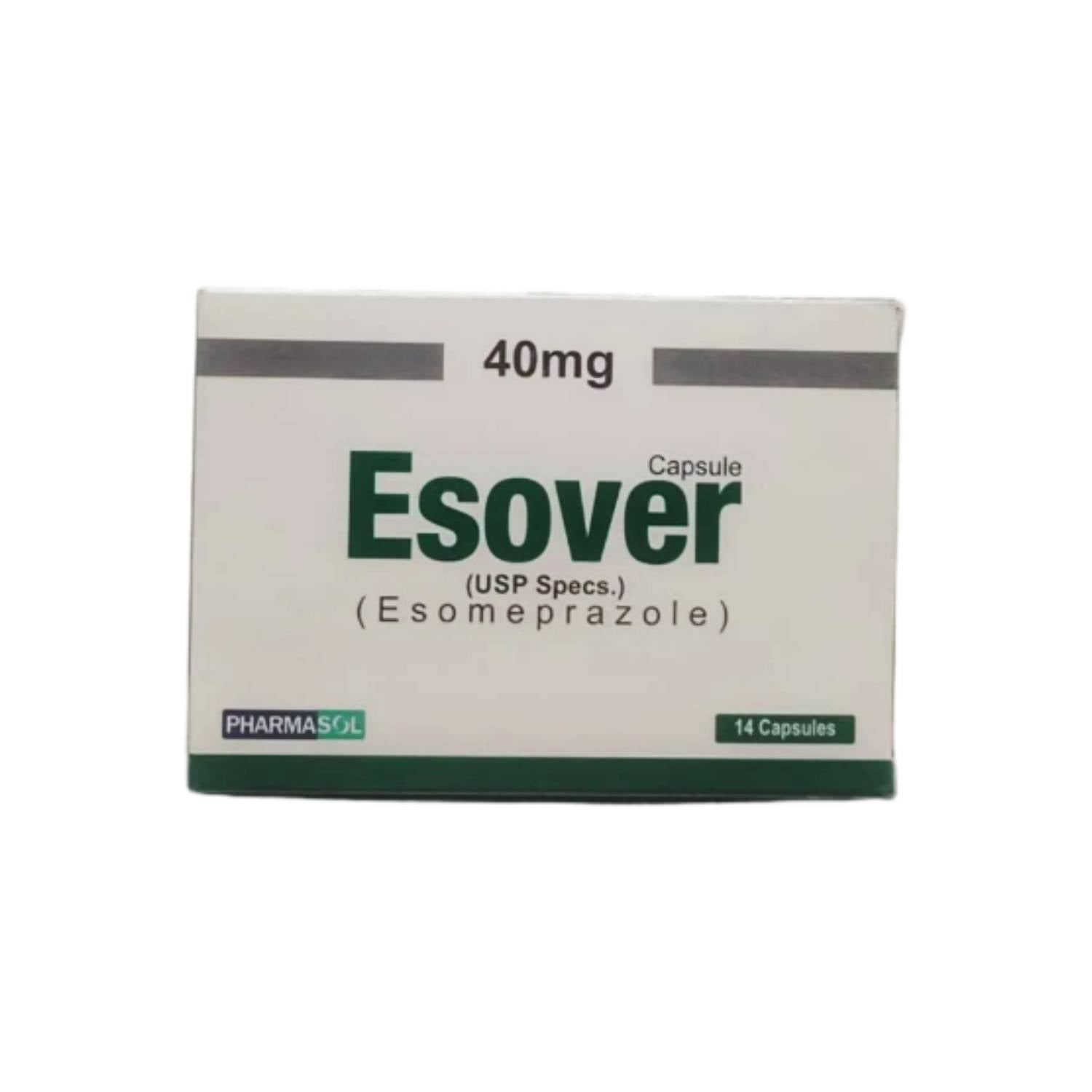 Esover Capsules (20mg & 40mg) - Advanced Proton Pump Inhibitor Therapy - 40MG
