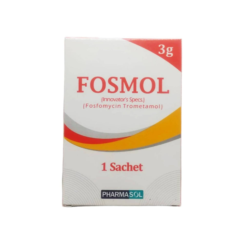 Fosmol Sachet 3g - Single-Dose Oral Antibiotic for Urinary Tract Infections