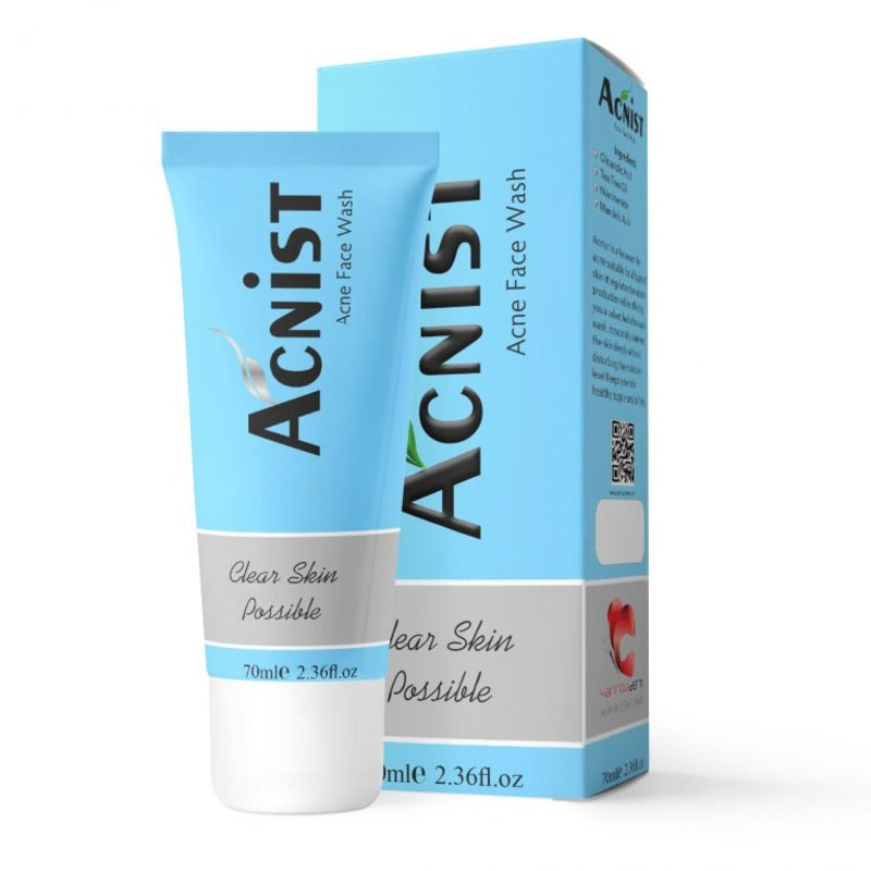 Acnist Face Wash 100ml - Mandelic Acid & Tea Tree Oil Anti-Acne Cleanser | Saifi Derm Pharmav