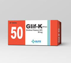 GLIF-K 50MG Tablets – Diclofenac Potassium 50mg | Pharma Services Group