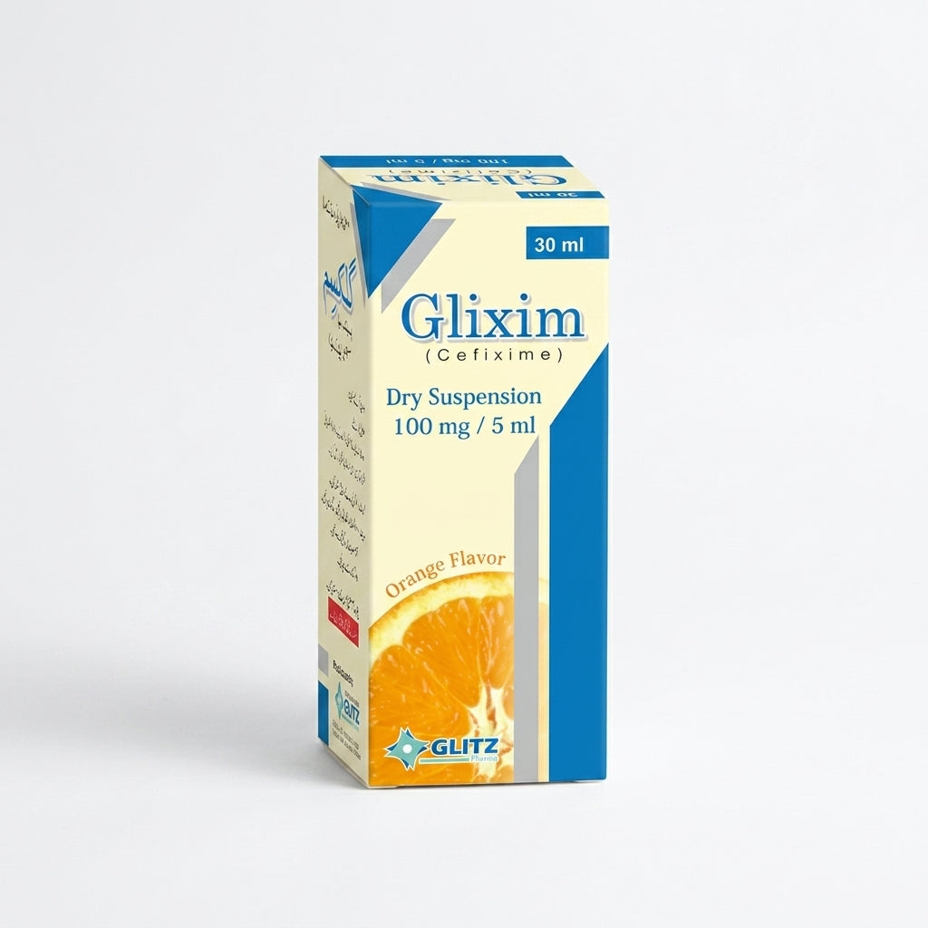 GLIXIM 100MG & 200MG Dry Suspension – Cefixime | Pharma Services Group - 100MG