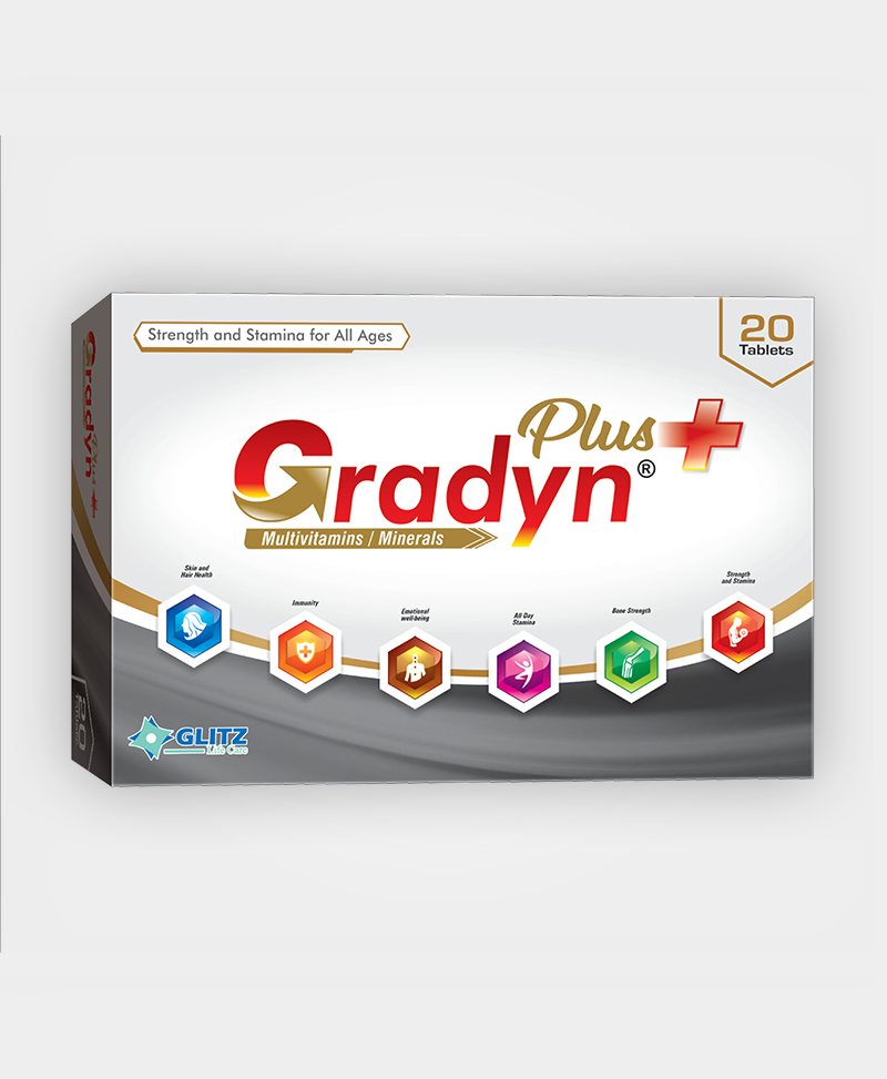 GRADYN PLUS TABLET – Multivitamin & Mineral Supplement | Pharma Services Group