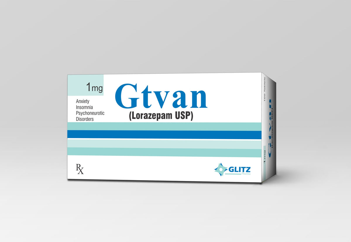 GTVAN 1MG Tablets – Lorazepam USP | Pharma Services Group