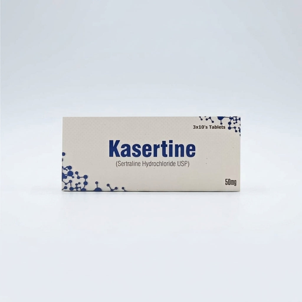 KASERTINE 50mg Tablet | Sertraline 50mg SSRI Antidepressant for Depression & Anxiety Disorders | Pharma Services Group