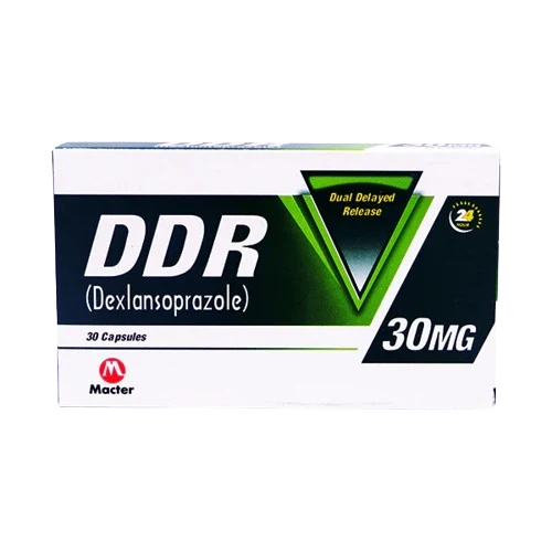 KexOlan DDR Capsules (Dexlansoprazole 30mg & 60mg) – Dual Delayed Release Capsules for GERD, Acid Reflux, Heartburn & Stomach Acid Control - 30GM