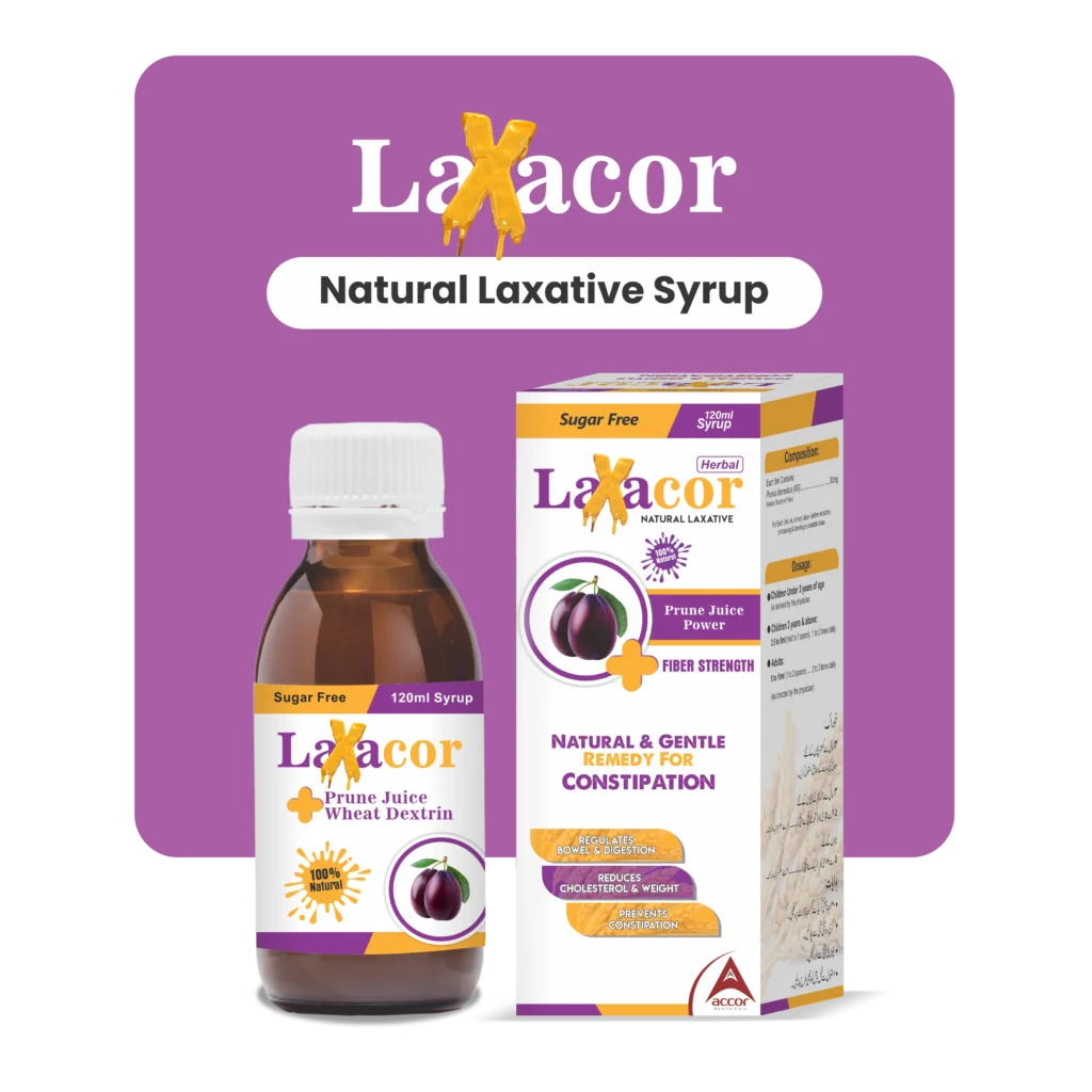 Laxacor Syrup | Advanced Osmotic Laxative for Gentle Relief from Constipation