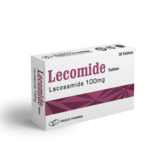 LECOMIDE 100mg Tablet | Lacosamide Antiepileptic for Seizure Control | Pharma Services Group - 100MG
