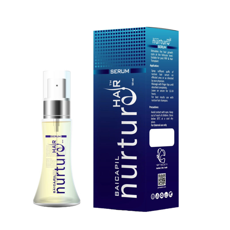 Nurture Hair Serum - Baicapil, Procapil & Xylishine Hair Regrowth Formula | Saifi Derm Pharma