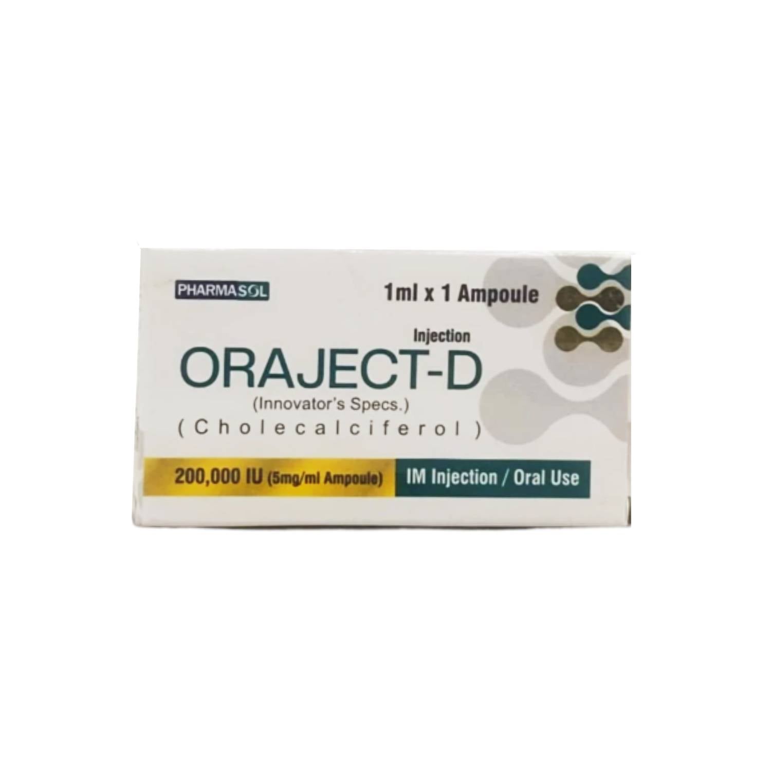 Oraject-D IM Injection - High-Potency Corticosteroid & Local Anesthetic Combo