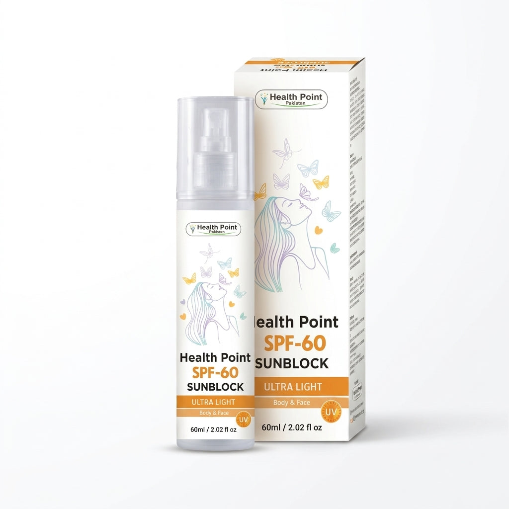 Health Point SPF 60 Sunblock | High Protection Broad-Spectrum UV Defense Cream