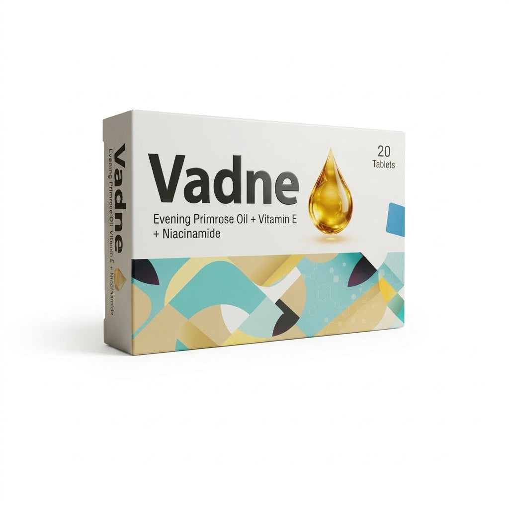 Vadne Tablets | Advanced Evening Primrose Oil & Niacinamide Women’s Wellness Formula