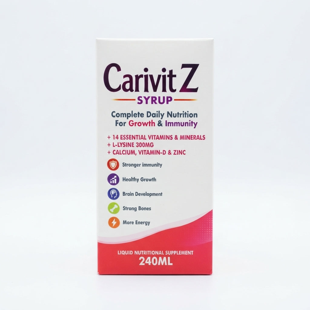 CARIVIT-Z SYRUP – Uses, Benefits & Price in Pakistan