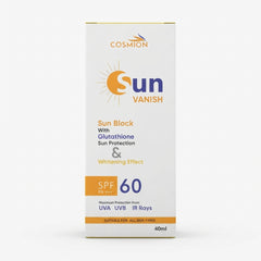 Sun Vanish Sunblock SPF 60 | High Protection Broad-Spectrum UV Defense Cream