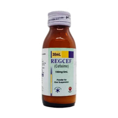 REGCEF 100mg/5ml Dry Suspension – Cefixime Antibiotic for Bacterial Infections | Pharma Services Grou