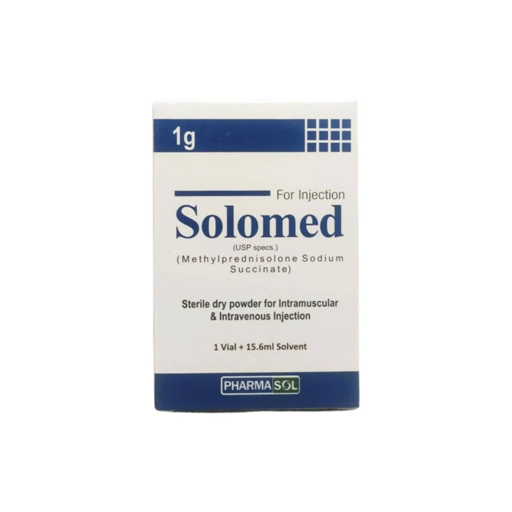 Solomed Injection - High-Potency Parenteral Corticosteroid Therapy - 1G