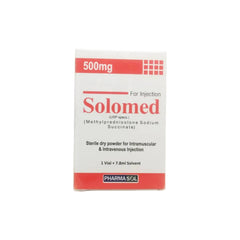 Solomed Injection - High-Potency Parenteral Corticosteroid Therapy - 500MG