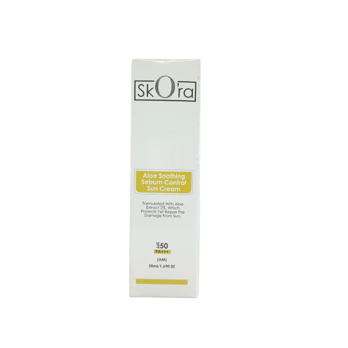 SKORA ALOE SOOTHING SEBUM CONTROL SUN CREAM