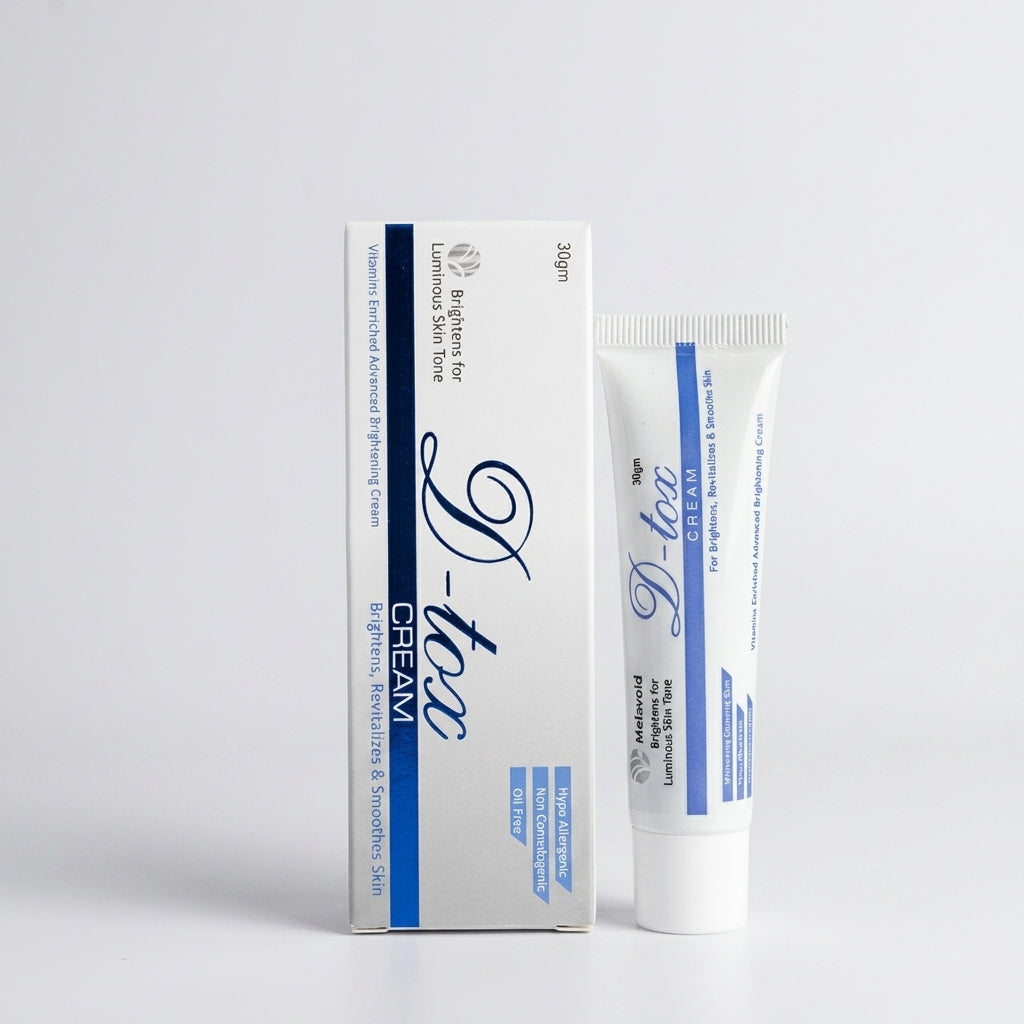 D-TOX Brightening Cream 30g – Advanced Brightening Cream for Luminous & Even Skin Tone | Pharma Services Group