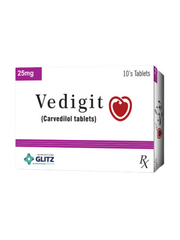 VEDIGIT TAB 25MG