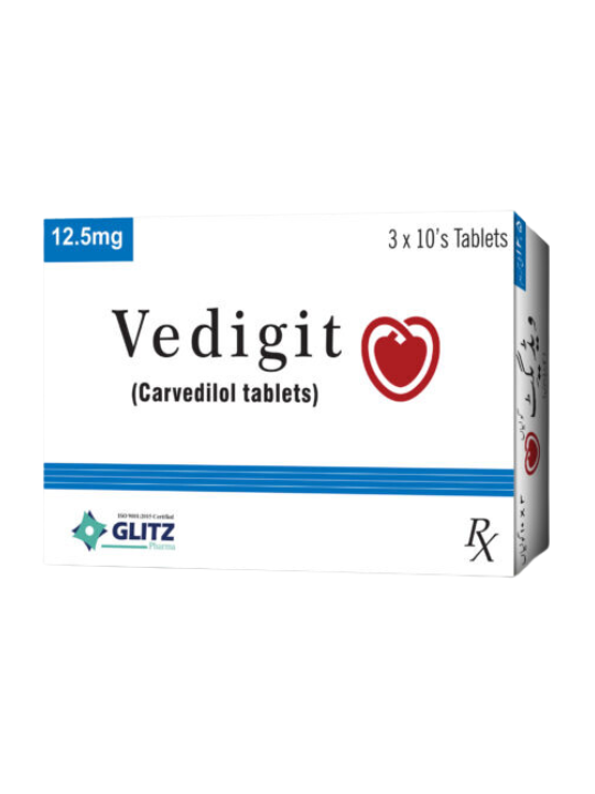 VEDIGIT TAB 12.5MG
