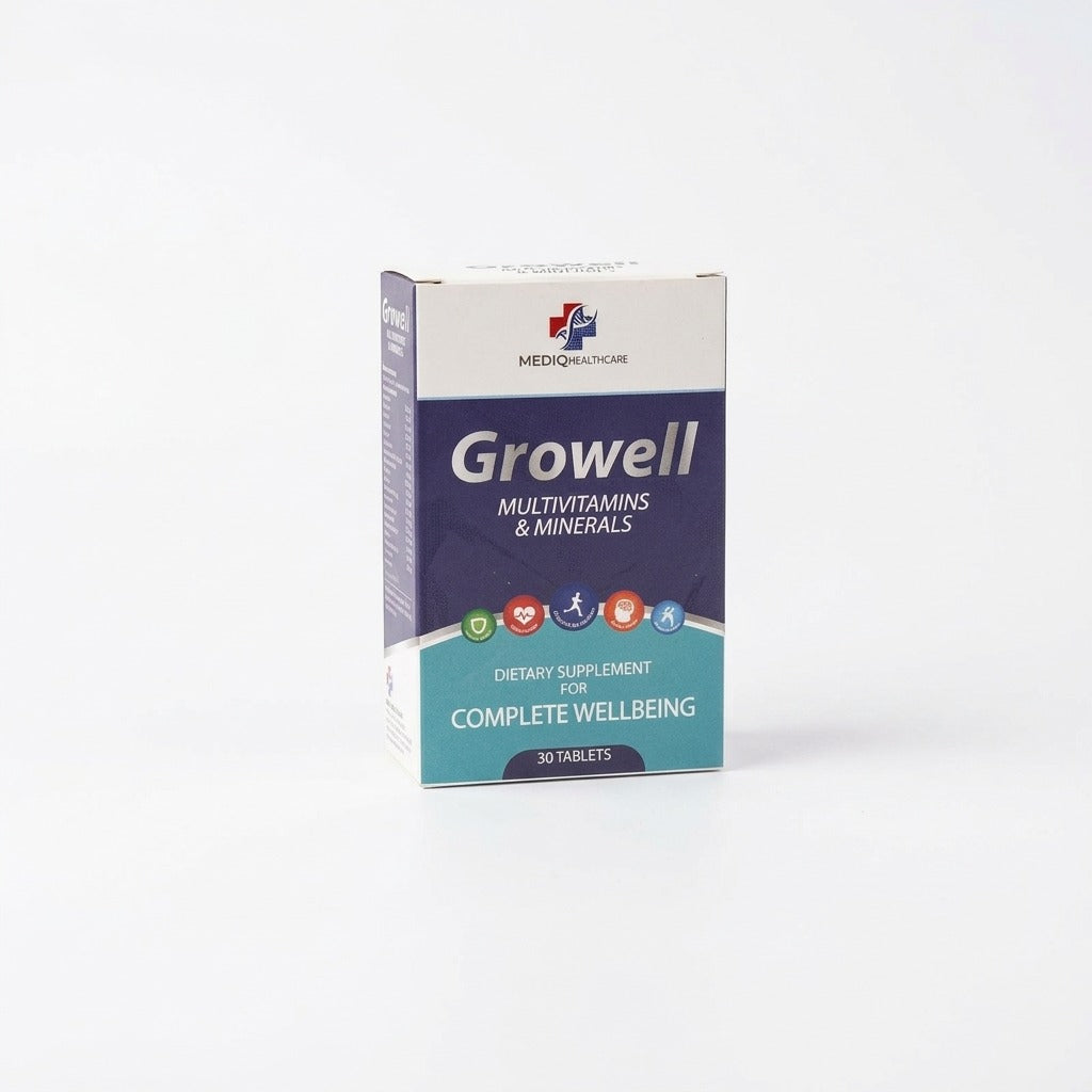 GROWELL MULTIVITAMINS TABLET – Benefits & Price in Pakistan