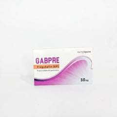 Gabpre 50mg Capsules | Advanced Neuromodulator for Nerve Pain & Seizure Management