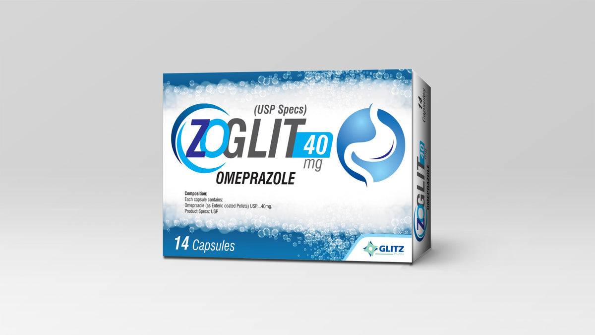 ZOGLIT 20MG & 40MG Capsules – Omeprazole for Acid Reflux & Heartburn | Pharma Services Group - 40MG