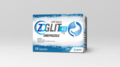ZOGLIT 20MG & 40MG Capsules – Omeprazole for Acid Reflux & Heartburn | Pharma Services Group - 40MG