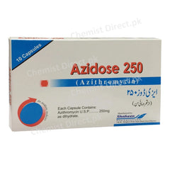 AZIDOSE 250MG Capsules – Uses, Dosage & Price in Pakistan